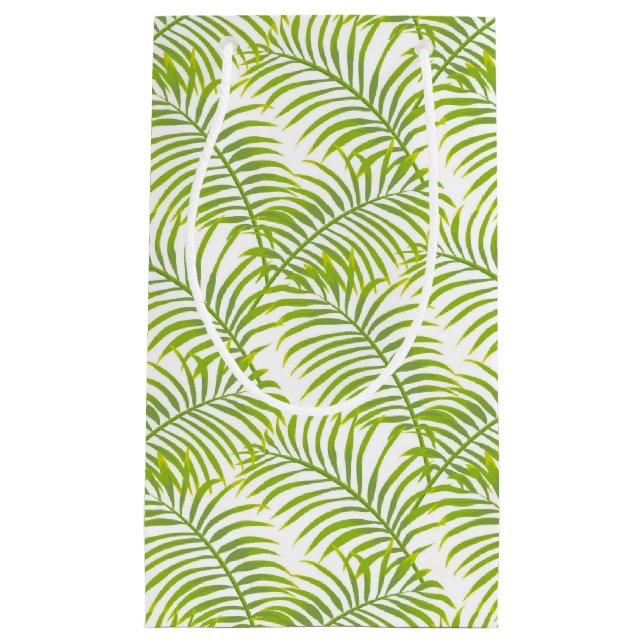 Sacola Para Presentes Pequena Palm Verde Flamingo Gift Bag (Frente)