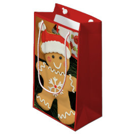 Sacola Para Presentes Pequena Pão de gengibre