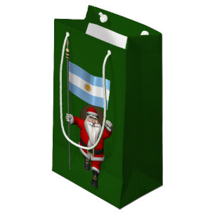 Sacola Para Presentes Pequena Papai Noel, Alferes Da Argentina