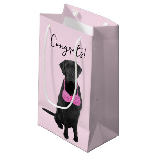 Sacola Para Presentes Pequena Parabéns Cão Para Sobrevivência Do Câncer Da Mama