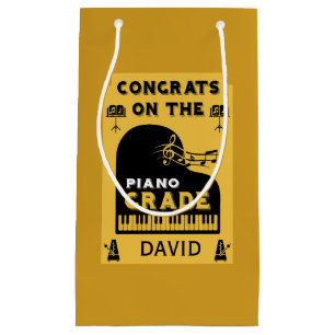 Sacola Para Presentes Pequena Parabéns de Piano Music Exam
