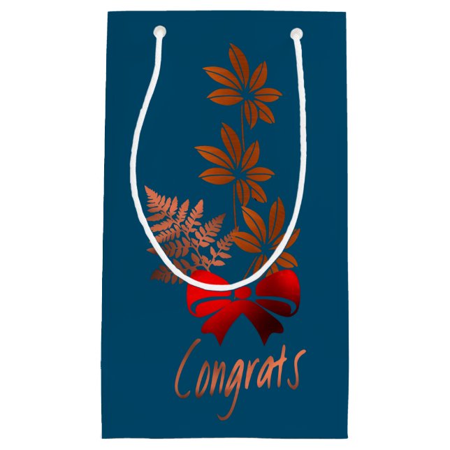 Sacola Para Presentes Pequena Parabéns Gift Bag (Frente)