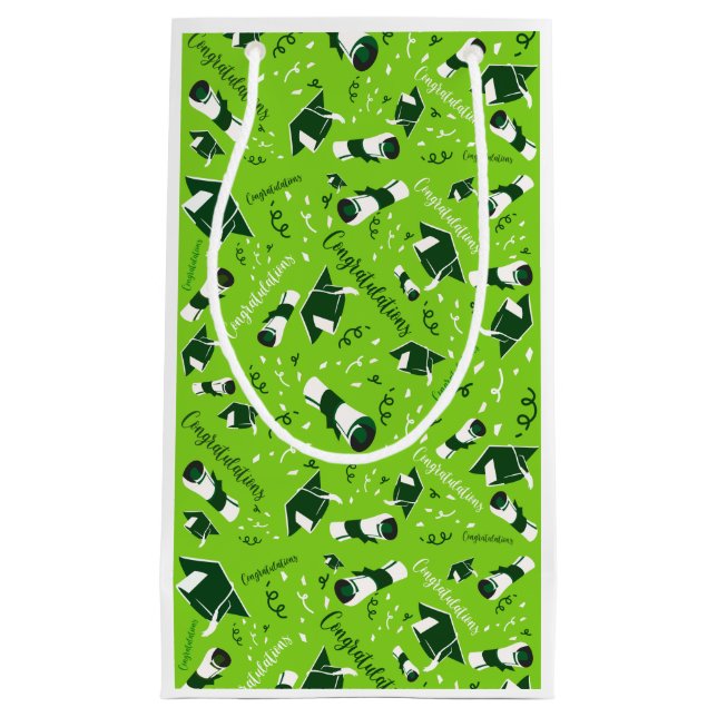 Sacola Para Presentes Pequena Parabéns pela formatura  (Frente)