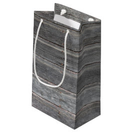 Sacola Para Presentes Pequena Parede de madeira resistida rústica