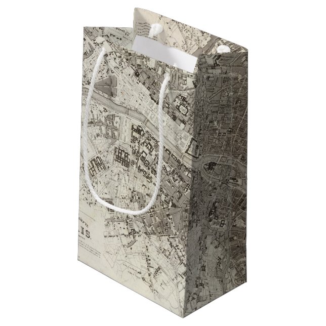 Sacola Para Presentes Pequena Paris (Verso inclinado)