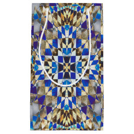 Sacola Para Presentes Pequena Parquete Azul