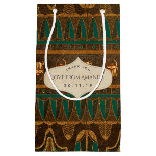 Sacola Para Presentes Pequena Partido Pensado Egípcio Ouro Foil