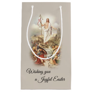 Sacola Para Presentes Pequena Páscoa Ressurreição de Jesus