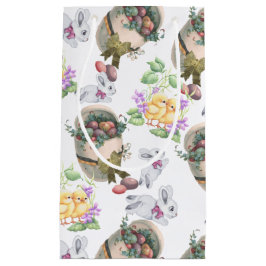 Sacola Para Presentes Pequena Páscoa Vintage