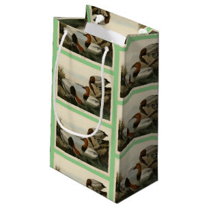 Sacola Para Presentes Pequena Pato apoiado pela canvas das Aves da América de Au