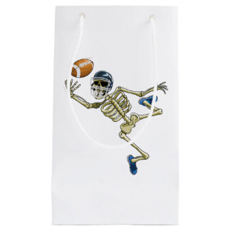 Sacola Para Presentes Pequena Pé de Meninos do Dia das Bruxas do Skeleton Americ