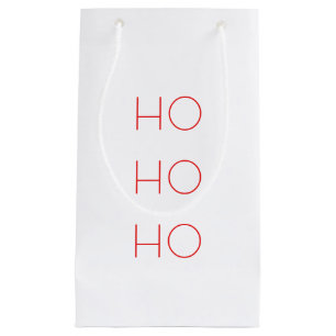 Sacola Para Presentes Pequena Pequena HO HO HO Natal Bag