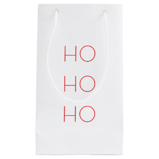 Sacola Para Presentes Pequena Pequena HO HO HO Natal Bag