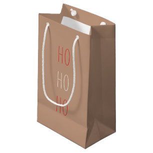 Sacola Para Presentes Pequena Pequena HO HO HO Natal Bag