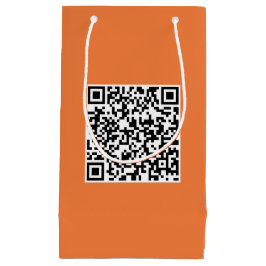 Sacola Para Presentes Pequena Pequena Marca Personalizada com Código QR para Pro