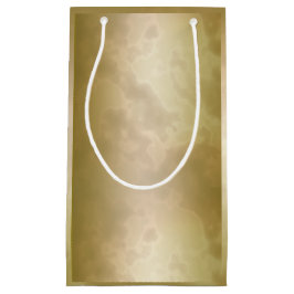 Sacola Para Presentes Pequena Pequeno de mármore cor-de-rosa do ouro