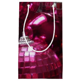 Sacola Para Presentes Pequena Pequeno saco de presentes Rosa Baubles