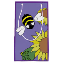 Pequeno Saco Presente de Girassol