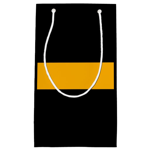 Sacola Para Presentes Pequena Pequeno Saco Presente de Linha Dourada Fino (Frente)