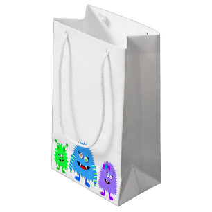 Sacola Para Presentes Pequena Pequenos Monstros Bonitos