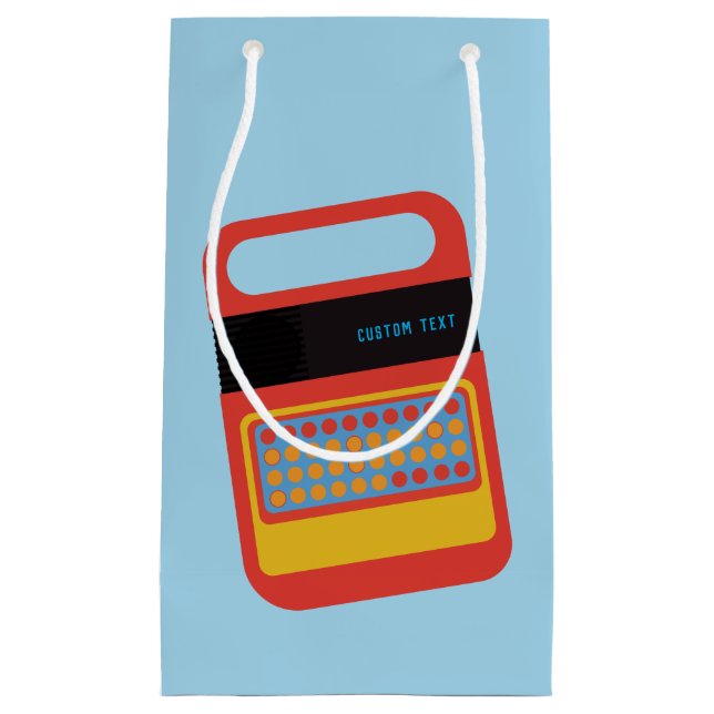 Sacola Para Presentes Pequena Personalizado de brinquedo de fala e ortografia el (Frente)