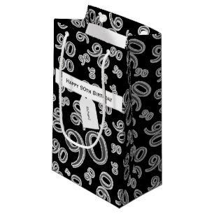 Sacola Para Presentes Pequena Personalize: Tema feliz da festa de aniversário