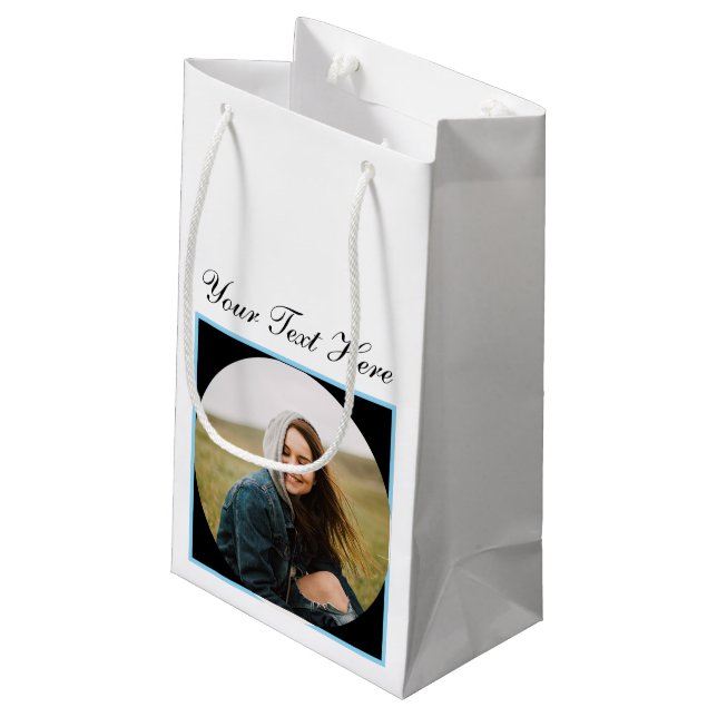 Sacola Para Presentes Pequena Personalized Custom Gift Bag for Celebrations (Verso inclinado)