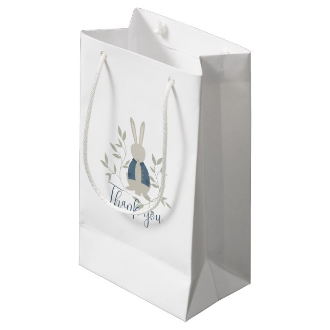 Sacola Para Presentes Pequena Peter Rabbit Theme Thank You Gift Bag (Frente inclinada)