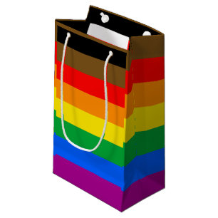 Sacola Para Presentes Pequena Philly Rainbow Pride Flag