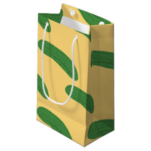 Sacola Para Presentes Pequena Picles Vegetais Humor de Comida de Lover de Pepino