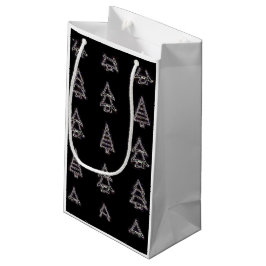 Sacola Para Presentes Pequena Pine Tree Gift Bag