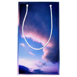 Sacola Para Presentes Pequena Pink clouds