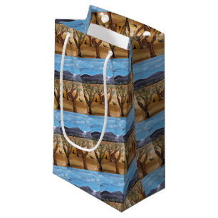 Sacola Para Presentes Pequena Pintura Olivar de Noite por Alfred Fox