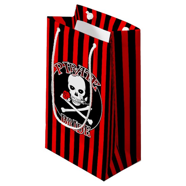 Sacola Para Presentes Pequena Pirate Bride Gift Bag (Frente inclinada)