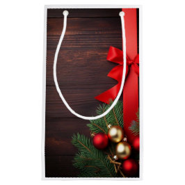 Sacola Para Presentes Pequena Pochette Cadeau "Ruban Rouge"