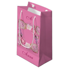 Sacola Para Presentes Pequena Por Ela Ser Meu Namorados Rosa Rosa Rosa Rosa Rosa