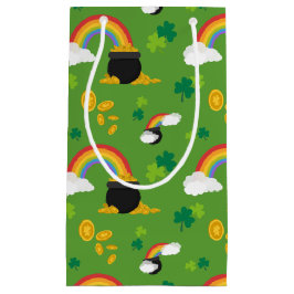 Sacola Para Presentes Pequena Pote De Dourado