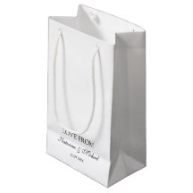 Presente de Roteiro de Casamento Minimalista Branc
