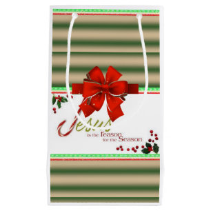 Sacola Para Presentes Pequena Presente Saco de Natal Jesus