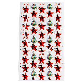 SACOLA PARA PRESENTES PEQUENA PRESENTES DE NATAL GIMNÁSTICO FELIZES