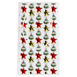 SACOLA PARA PRESENTES PEQUENA PRESENTES DE NATAL GIMNÁSTICO FELIZES