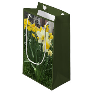 Sacola Para Presentes Pequena primavera Daffodil