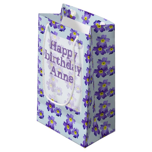 Sacola Para Presentes Pequena Primavera Sprung Custom Gift Bag (Frente inclinada)