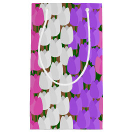 Sacola Para Presentes Pequena Primavera Tulip Field