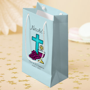 Sacola Para Presentes Pequena Primeiro comunhão do costume