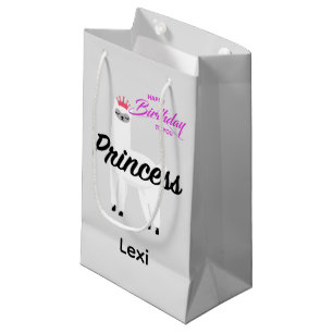 Sacola Para Presentes Pequena Princesa Lama Design - Saco do Presente - Pequeno
