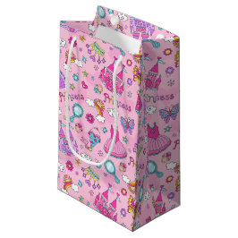 Sacola Para Presentes Pequena Princesa Rosa, Bag Presente