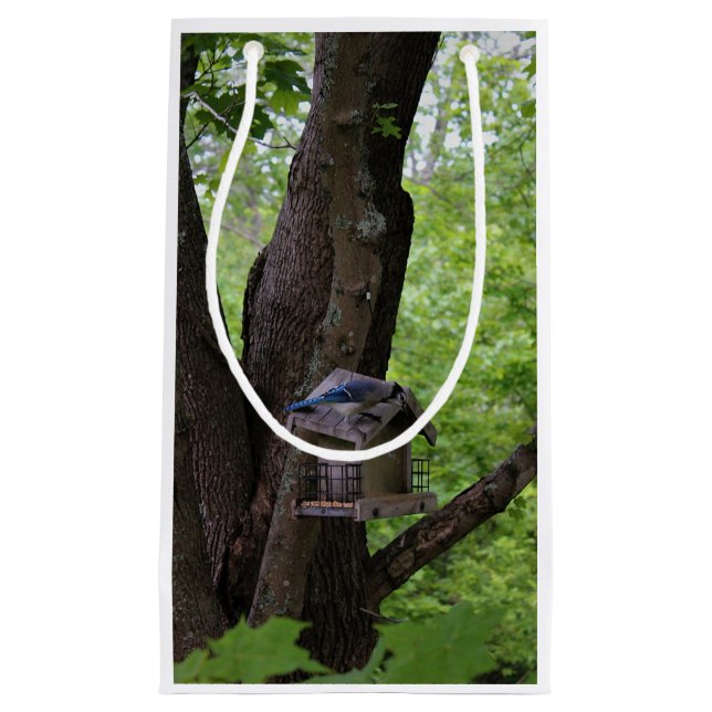 Sacola Para Presentes Pequena Procurando uma mordida para comer (Frente)