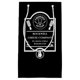 Sacola Para Presentes Pequena Produtor de Queijo