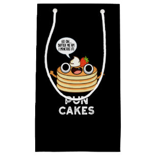Sacola Para Presentes Pequena Puncakes Engraçado Pancake Dardo BG